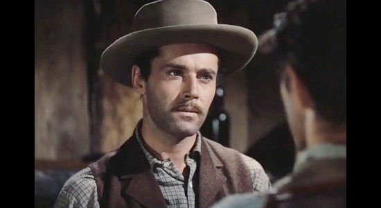 Henry Fonda as Frank James, scolding Jesse for taking too many chances in Jesse James (1939)