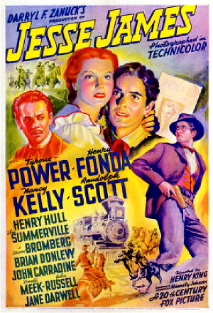 Jesse James (1939) poster 