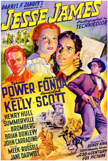 Jesse James (1939) poster