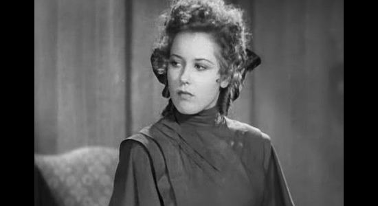 Judith Barrett as Donna Cravet, upset that her family hasn't been able to cash in on her father's fame in Cimarron (1931)