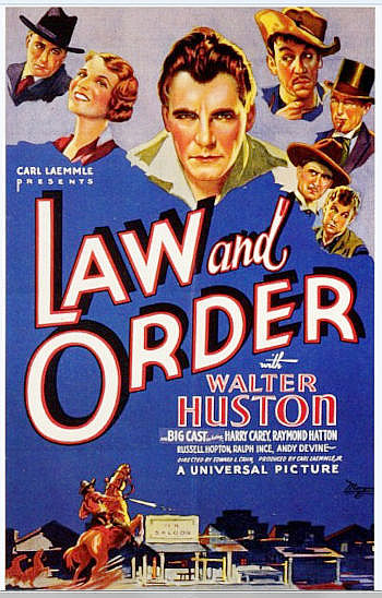 Law and Order (1932) poster