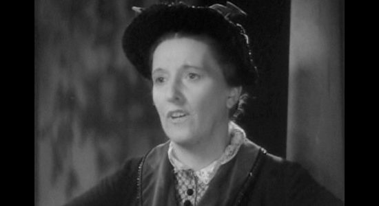 Margaret Armstrong as Mrs. Oakley, concerned about her daughter joining a Wild West show in Annie Oakley (1935)
