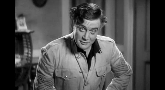 Richard Dix as Yancey Cravet, home from the Spanish-American War after disappearing for years in CImarron (1931)