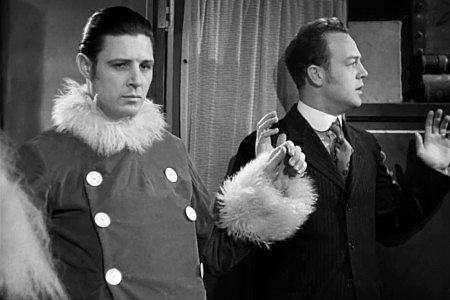 Robert Livingston as Frank, preparing to play Santa in New Jerusalem until bandits show up in Three Godfathers (1936)
