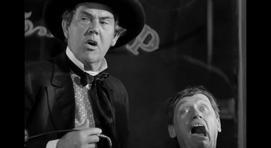 SIdney Toler as Prof. Amos Snape, preparing to treat a dental patient after shooting a bank robber in Three Godfathers (1936)
