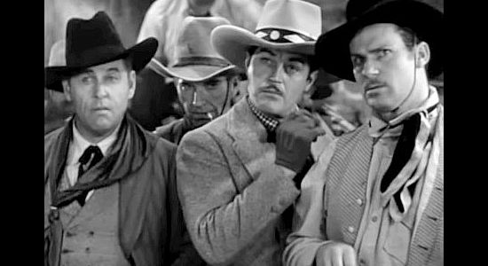 The Northrup brothers, Walt (Harry Woods), Poe (Ralph Ince) and Kurt (Richard Alexander) in Law and Order (1932)