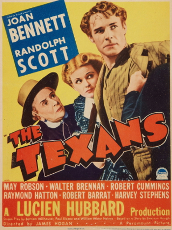 The Texans (1938) poster 