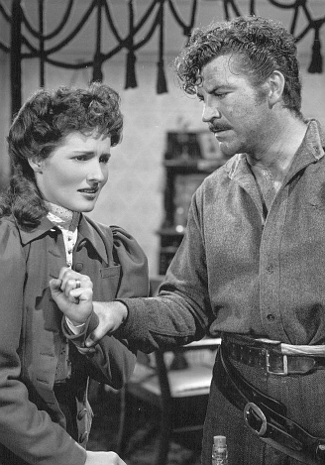 Brenda Marshall as Marian Sinclair with Robert Preston as Murray Sinclair in Whispering Smtih (1948)