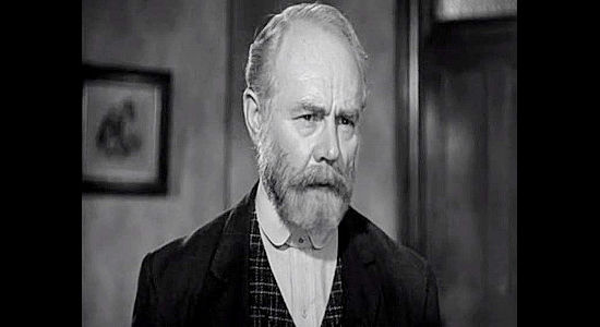 Charles Ruggles as Ben Dickason, trying to reason with his stubborn daughter Connie in Ramrod (1947)