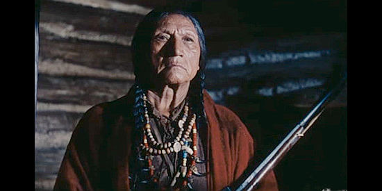Chief John Big Tree as Blue Back, Gil Martin's Indian friend in Drums Along the Mohawk (1939)
