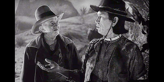 Chief Yowlachie as Quo, demanding Groot Nadine (Walter Brennan) pay off a bet in Red River (1948)