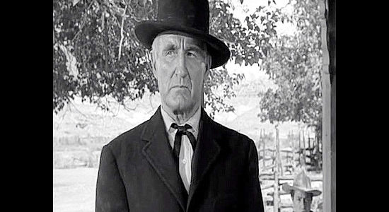 Donald Crisp as Sheriff Jim Crew, a lawman who does his best to dispense the law fairly in Ramrod (1947)