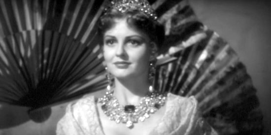 Lilian Bond as Lily Langtry, the actress Judge Roy Bean idolizes in The Westerner (1940)