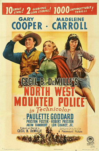 North West Mounted Police (1940) poster