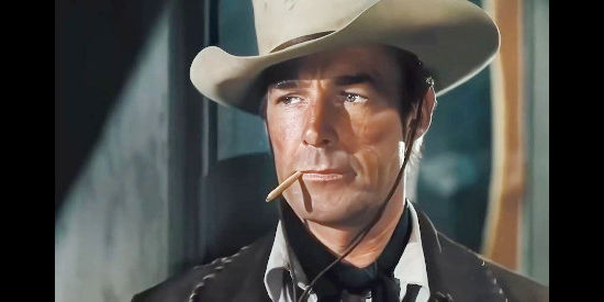 Randolph Scott as Vance Shaw, and former outlaw who takes a job scouting for the telegraph line in Western Union (1941)