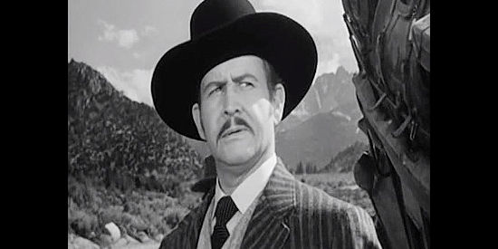 Barton MacLane as Banjo Sweeney, running afoul of Mike McComb again in Silver River (1948)