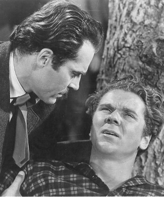 Henry Fonda as Frank James and Jackie Cooper as Clem in The Return of Frank James (1940)