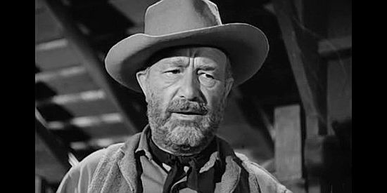 Robert Armstrong as Wild Bill Doolin, Cheyenne's uncle, trying to put Sundance in his place in Return of the Bad Men (1948)