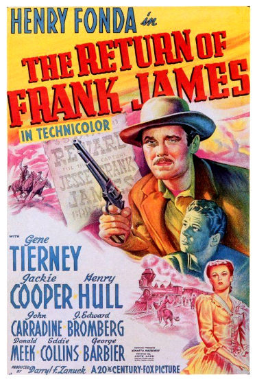 The Return of Frank James (1940) poster