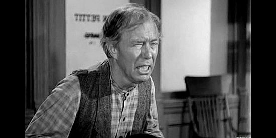 Walter Baldwin as Muley Wilson, forever wanting to borrow from John Pettit's bank in Return of the Bad Men (1948)