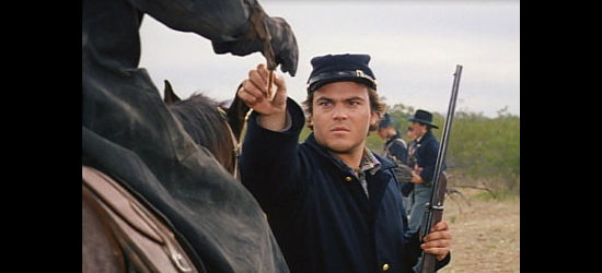 Jack Black as Union cavalry sentry in Blind Justice (1994)