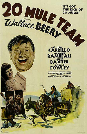 20 Mule Team (1940) poster