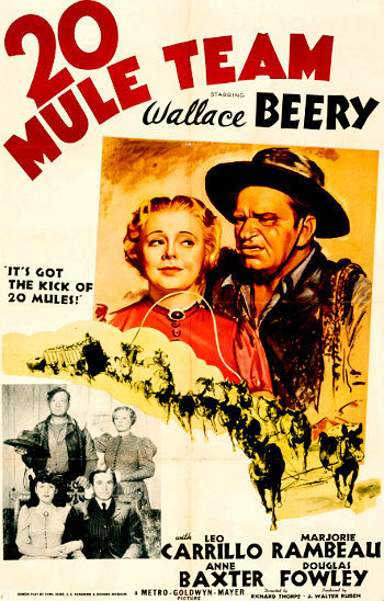 20 Mule Team (1940) poster