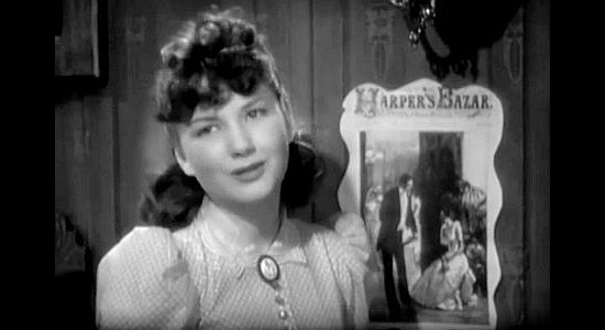 Anne Baxter as Joan Johnson, the teenager with big city dreams in 20 Mule Team (1940)