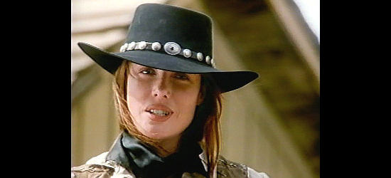 Kelly LeBrock as Donnie in Hard Bounty (1993)