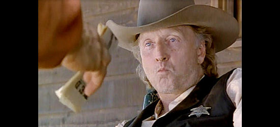 Tobin Bell as the marshal in Cheyenne (1996)