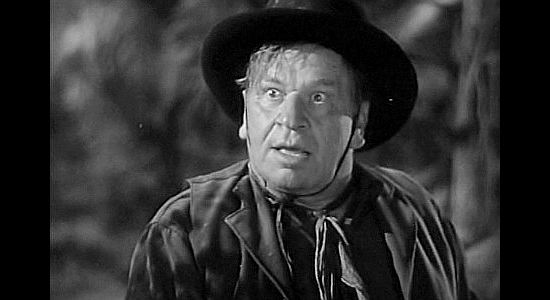 Wallace Beery as Marmaduke Baggot, surprised yet again by feisty Clementine Tucker in Jackass Mail (1942)