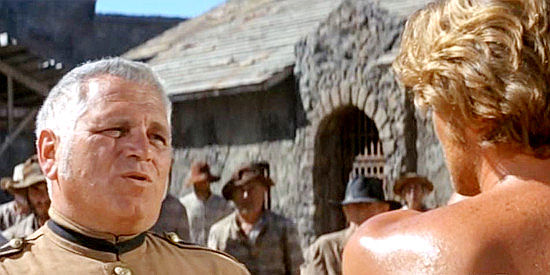 Bert Freed as Skinner, the prison commandant who develops a fondness for Coy Cavendish in There Was a Crooked Man (1970)