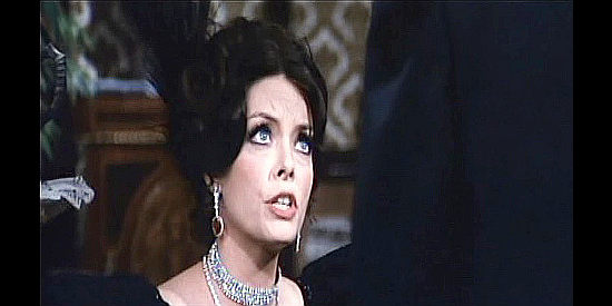 Betty Sheppard as saloon owner Palladine's wife in Stranger and the Gunfighter (1968)