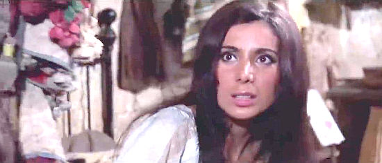 Carla Romanelli as Cristina, a girl in need of a rescue in The Fighting Fists of Shanghai Joe (1972)