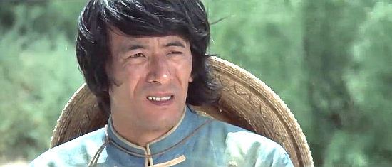 Chen Lee as Shanghai Joe, facing more racism in the West in The Fighting Fists of Shanghai Joe (1972)