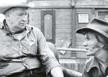 Chill Wills as Tom Duncan with Maryt Robbins as Sheriff Roberts, aka The Drifter in Guns of a Stranger (1973)