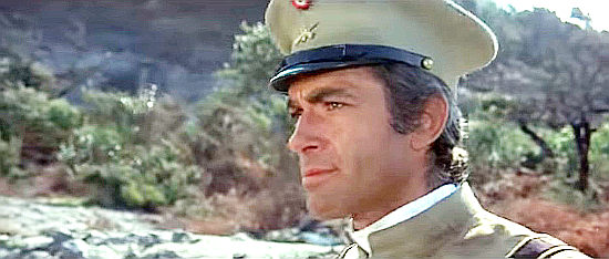 Chris Avram as Maj. Gomez, one of the men Django's seeks in “A Man Called Django” (1972)