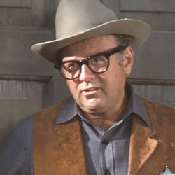 Dick Van Patten as the new sheriff of Westworld (1973)
