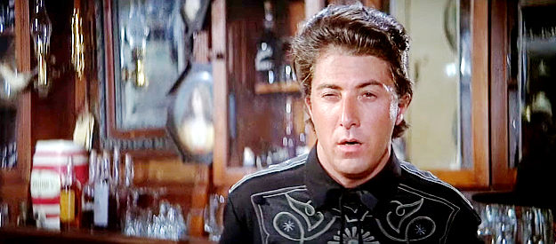 Dustin Hoffman as Jack Crabb, in his squinty-eyed gunfighter phase in Little Big Man (1970)