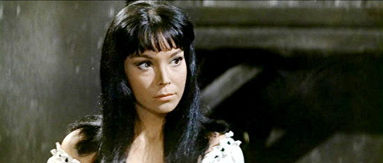 Elisa Montes as the servant girl in Texas Adios (1966)