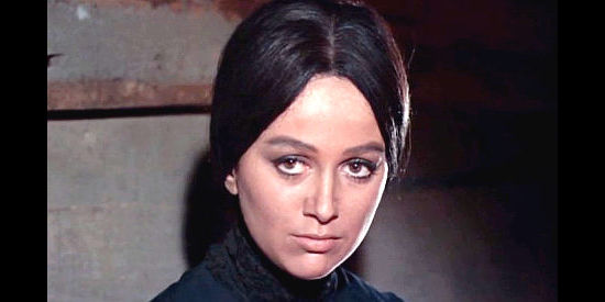 Francesca Righini as Jessica, the Indian girl Belle saves in The Belle Starr Story (1968)