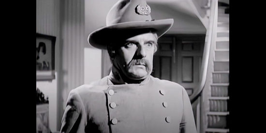 Frank Conroy as Maj. Tetley, eager to dispense justice and make his son act like a 'man' in The Ox-Bow Incident (1943)