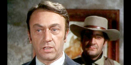 Fulvio Mingozzi as the sheriff in Django Against Sartana (1970)