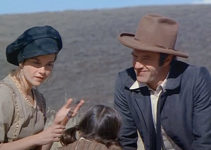 Genevieve Bujold as Jeanne and James Caan as David Williams in Another Man, Another Chance (1977)