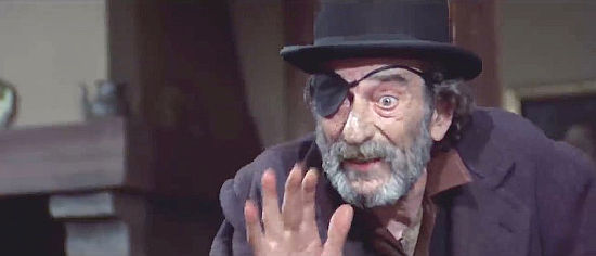 Giovanni Sabbatini as Spencer's lecherous one-eyed informant in The Fighting Fists of Shanghai Joe (1972)
