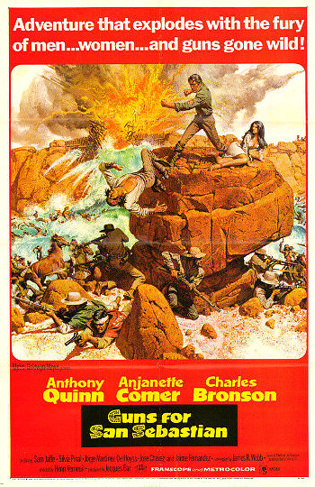 Guns for San Sebastian (1967) poster