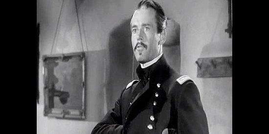 Henry Fonda at Lt. Col. Owen Thursday, arriving out West determined to prove himself as an Indian fighter in Fort Apache (1948)