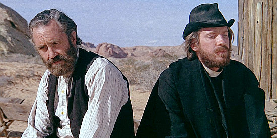 Jason Robards as Cable Hogue and David Warner as Joshua, talking about the ache of loving someone in The Ballad of Cable Hogue (1970)