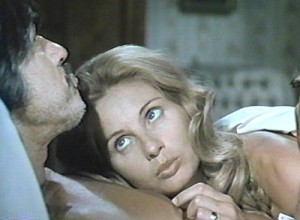 Jill Ireland as Amanda Starbuck with Charles Bronson as Graham Dorsey in From Noon Till Three (1975)