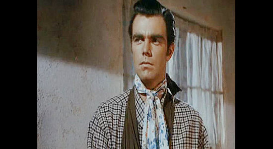 John Miles as Johnny O'Neil, a young wannabe gunslinger Brazos Kane tries to steer clear of that life in Gunfighters (1947)